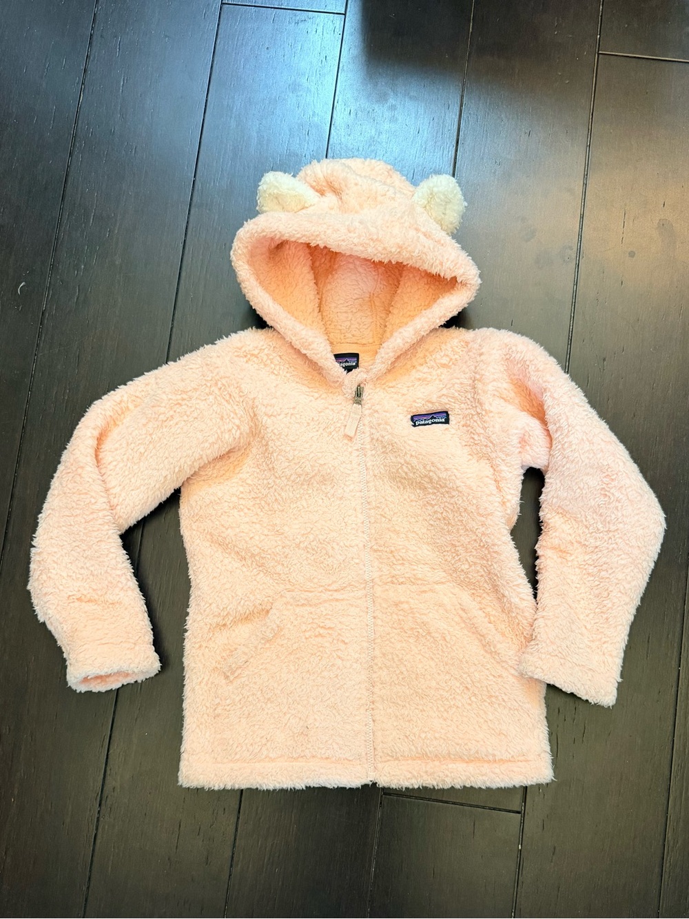 Patagonia Kids Furry Friends Fuzzy Fleece Hoodie Zip-Up with Ears